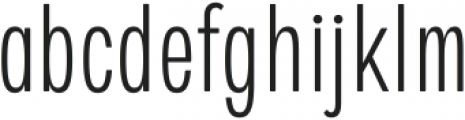 European Sans Pro Extra Condensed ExtLight otf (300) Font LOWERCASE