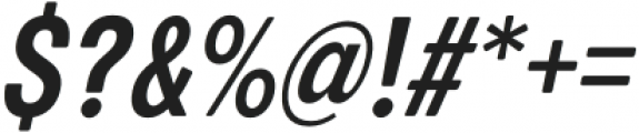 European Sans Pro Extra Condensed Medium Italic otf (500) Font OTHER CHARS