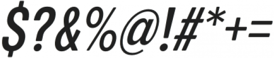 European Sans Pro Extra Condensed Regular Italic otf (400) Font OTHER CHARS