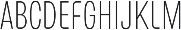 European Sans Pro Extra Condensed Thin otf (100) Font UPPERCASE