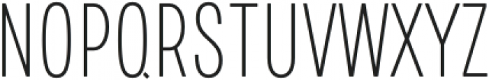 European Sans Pro Extra Condensed Thin otf (100) Font UPPERCASE