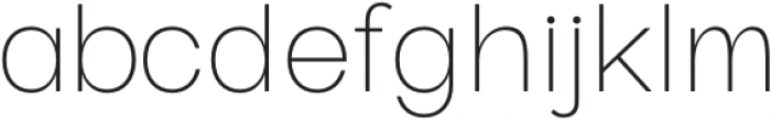 European Sans Pro Normal Thin otf (100) Font LOWERCASE