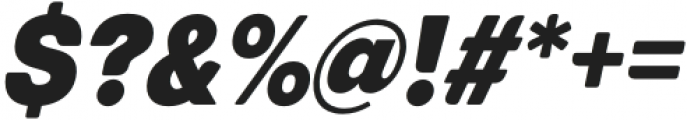 European Soft Pro Condensed Black Italic otf (900) Font OTHER CHARS