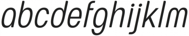 European Soft Pro Condensed Light Italic otf (300) Font LOWERCASE