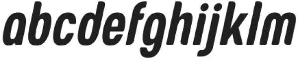 European Soft Pro Extra Condensed Bold Italic otf (700) Font LOWERCASE