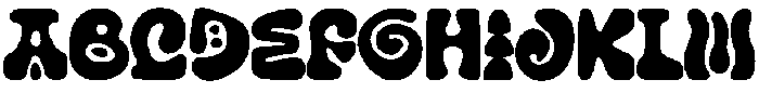 Eutoria Regular otf (400) Font UPPERCASE