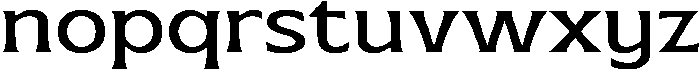 Eutron Expanded otf (400) Font LOWERCASE