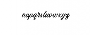 Eusthalia Script Stamped.otf Font LOWERCASE