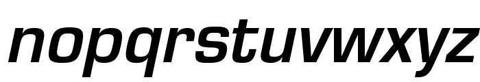 EurostileLTStd-DemiOblique Font LOWERCASE
