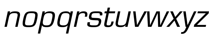 EurostileLTStd-Oblique Font LOWERCASE