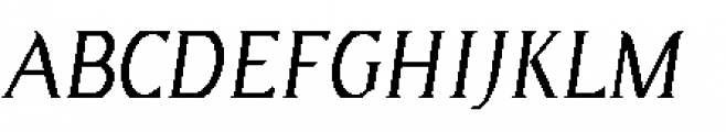 Eulipia Italic Font UPPERCASE
