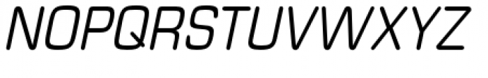 Eurostile Round Condensed Italic Font UPPERCASE