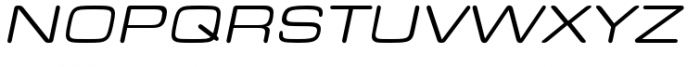 Eurostile Round Extended Italic Font UPPERCASE