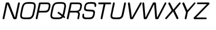 Eurostile Round Italic Font UPPERCASE