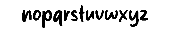 Eugenia Fruit Font LOWERCASE