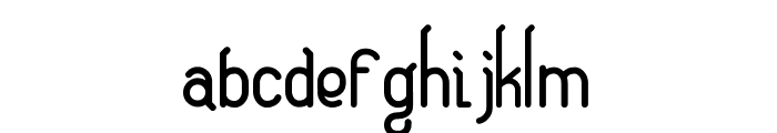 Eugiene script Font LOWERCASE