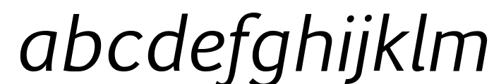Euphemia UCAS Italic Font LOWERCASE