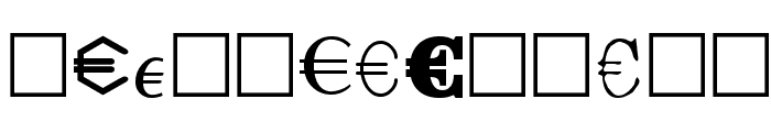 Euro Collection Font LOWERCASE