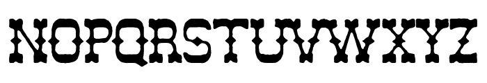 Euro Western Font UPPERCASE
