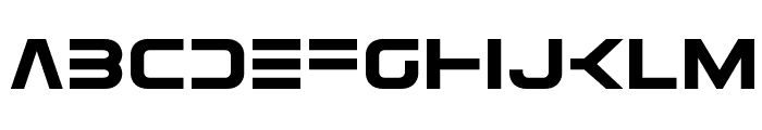 Eurofighter Font LOWERCASE