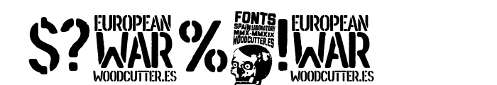 European War Font OTHER CHARS