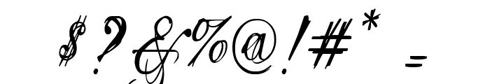 Eutemia I Italic Font OTHER CHARS