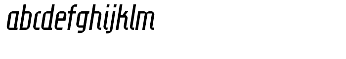 Eumundi Sans Book Italic Font LOWERCASE