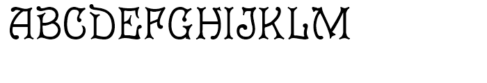 Eureka Antique Regular Font UPPERCASE