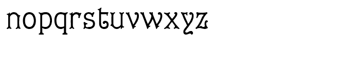 Eureka Antique Regular Font LOWERCASE