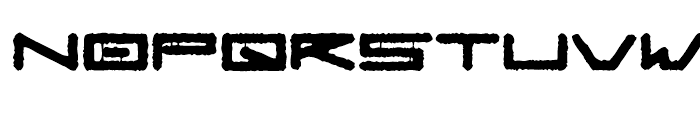 EuroMachina BT OverGreased Font LOWERCASE