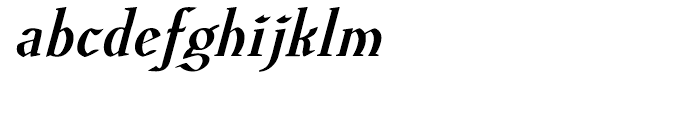 Euroika Bold Italic Font LOWERCASE