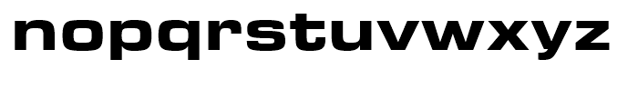 Eurostile Next Extended Bold Font LOWERCASE