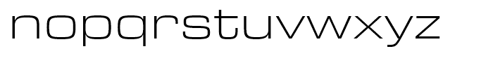 Eurostile Next Extended Light Font LOWERCASE