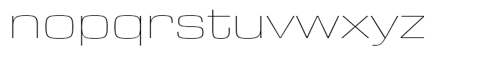 Eurostile Next Extended Ultralight Font LOWERCASE