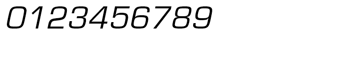 Eurostile Regular Oblique Font OTHER CHARS
