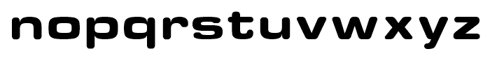 Eurostile Round Extended Black Font LOWERCASE