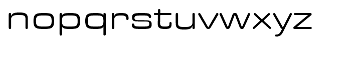 Eurostile Round Extended Regular Font LOWERCASE