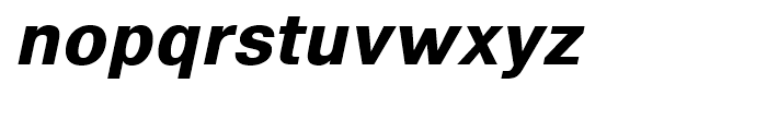 Eurotypo Sans Bold Italic Font LOWERCASE