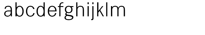 Eurotypo Sans Semi-Condensed Thin Font LOWERCASE