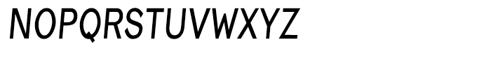 Eurydome Condensed Bold Italic Font UPPERCASE