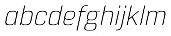 Eund Light Italic Font LOWERCASE