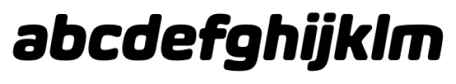Eurosoft Bold Italic Font LOWERCASE