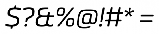 Eurosoft Italic Font OTHER CHARS