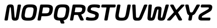 Eurosoft Semi Bold Italic Font UPPERCASE