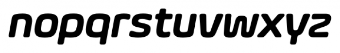 Eurosoft Semi Bold Italic Font LOWERCASE