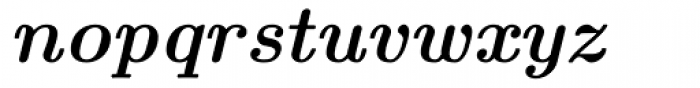 Euclid Bold Italic Font LOWERCASE
