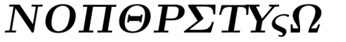 Euclid Symbol Bold Italic Font UPPERCASE