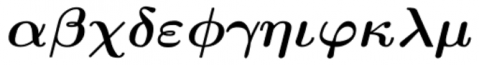 Euclid Symbol Bold Italic Font LOWERCASE