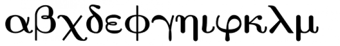 Euclid Symbol Bold Font LOWERCASE