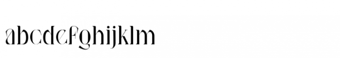 Eudaimonia Regular Font LOWERCASE